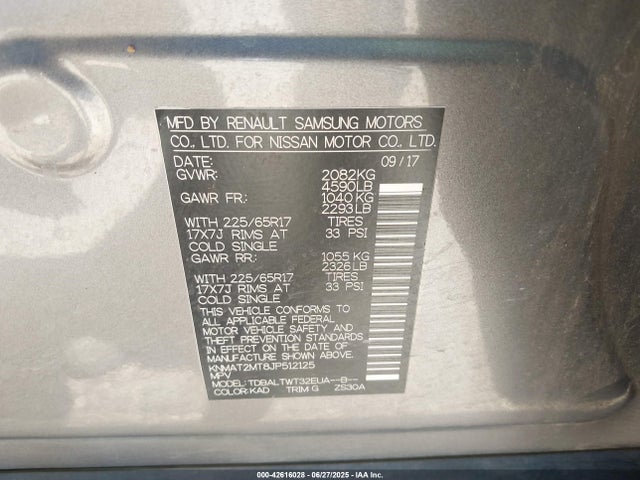 Nissan 2018 2018 KNMAT2MT8JP512125 Image 9