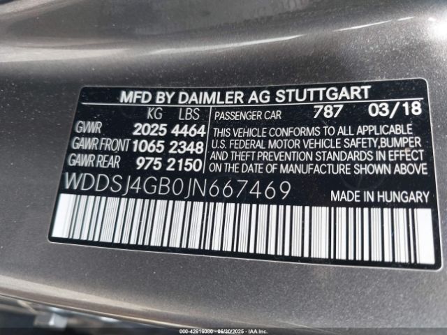 2018 MERCEDES-BENZ CLA 250 WDDSJ4GB0JN667469 Photo 8