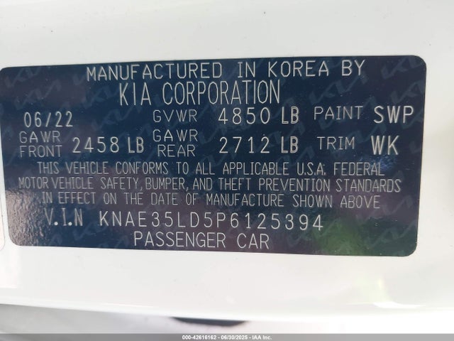 KIA Tgdi Theta Iii 2023 KNAE35LD5P6125394 Image 9