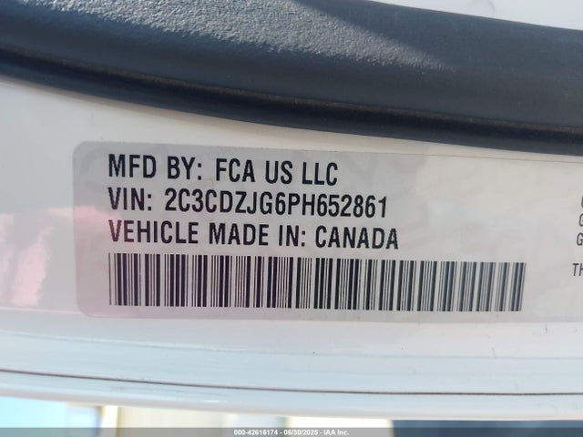 Dodge 2023 2023 2C3CDZJG6PH652861 Image 9
