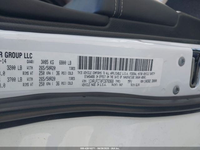 2015 JEEP GRAND CHEROKEE 1C4RJFCT0FC676968 Photo 8