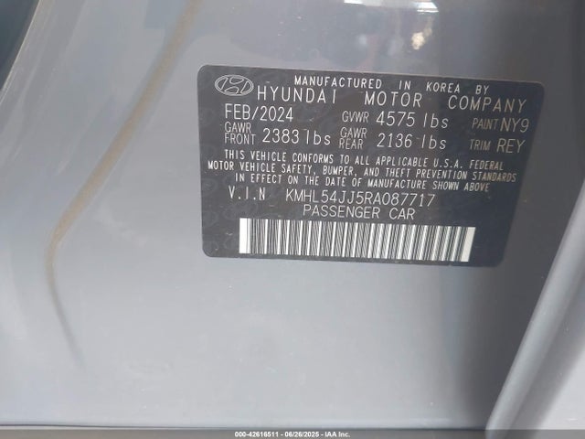 KMHL54JJ5RA087717 Hyundai gdi nu pe