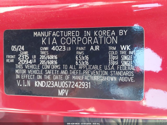 KNDJ23AU0S7242931 KIA Soul
