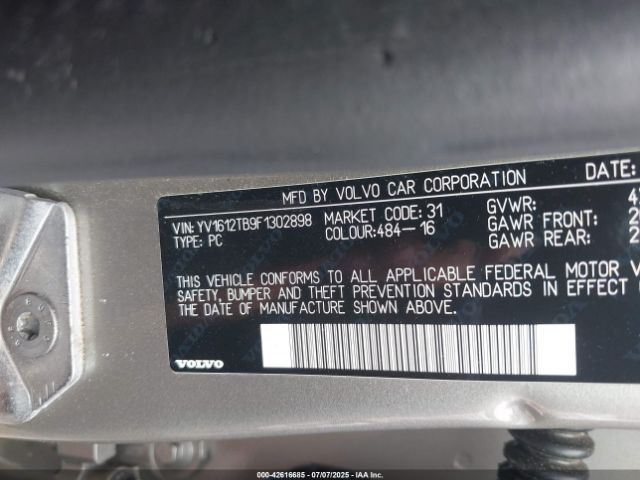 2015 VOLVO S60 YV1612TB9F1302898 Photo 8