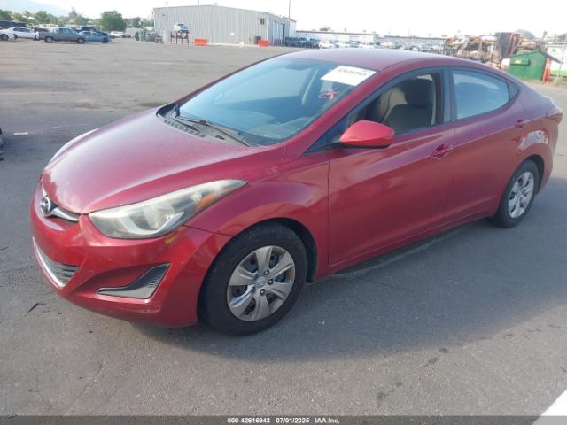 2016 HYUNDAI ELANTRA KMHDH4AE9GU643179 Photo 1