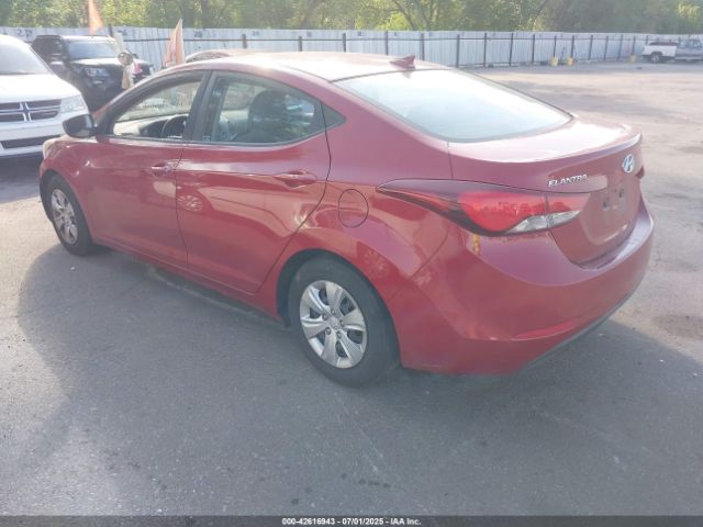 2016 HYUNDAI ELANTRA KMHDH4AE9GU643179 Photo 2