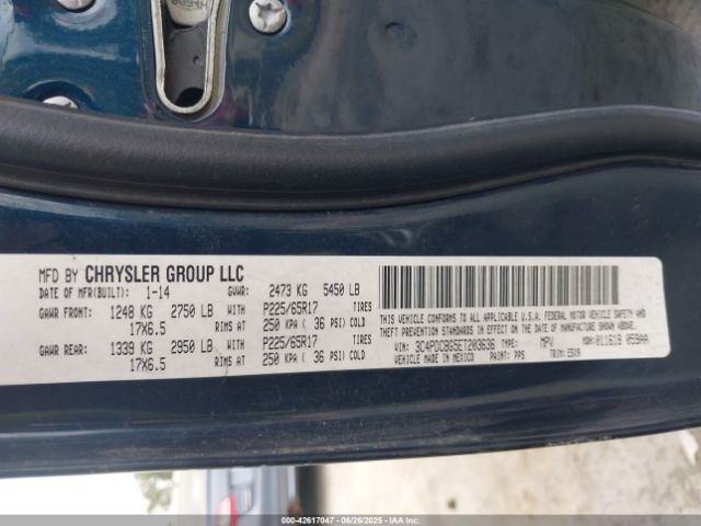 2014 DODGE JOURNEY 3C4PDCBG5ET203636 Photo 8