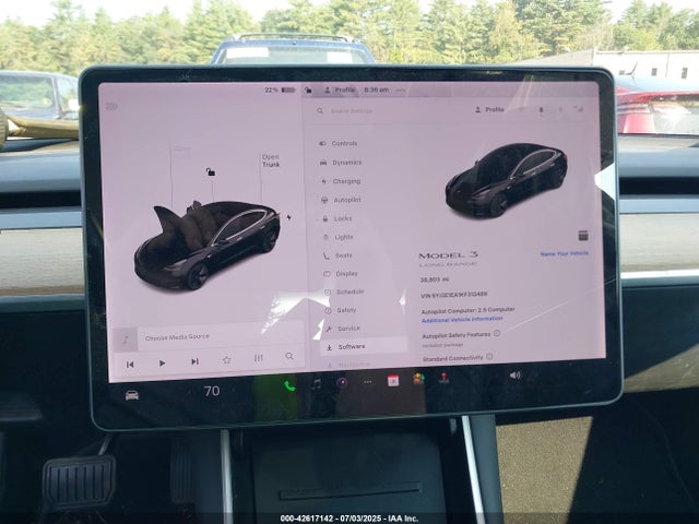 5YJ3E1EA1KF313469 Tesla MODEL 3