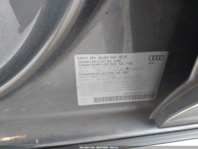 2013 AUDI ALLROAD WA1UFAFLXDA212051 Photo 8