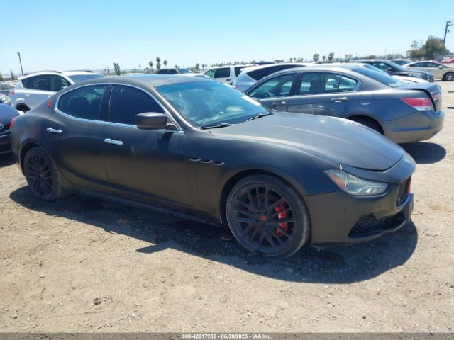 2014 MASERATI GHIBLI ZAM57RTA0E1095313