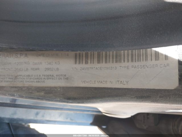 2014 MASERATI GHIBLI ZAM57RTA0E1095313 Photo 8