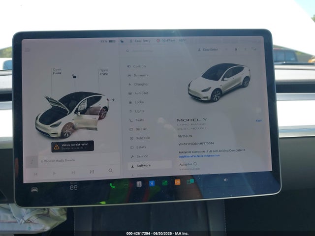 2021 TESLA MODEL Y 5YJYGDEE4MF173084 Photo 6