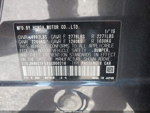 2016 ACURA RLX JH4KC1F5XGC000216 Photo 8