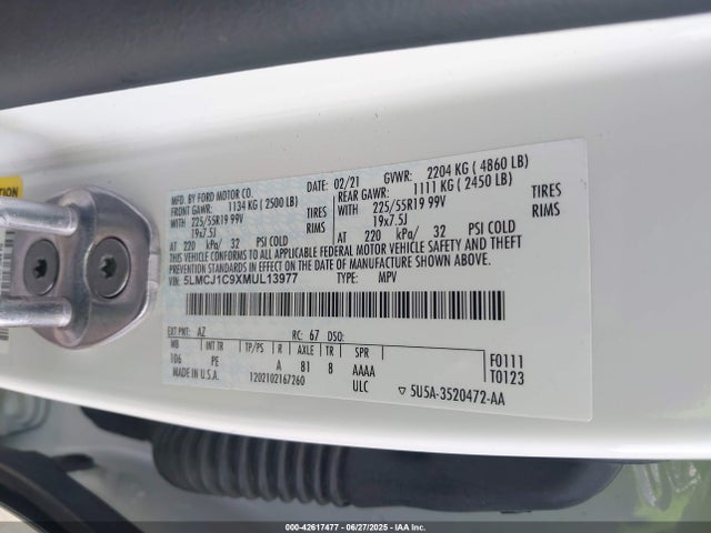 5LMCJ1C9XMUL13977 Lincoln gtdi