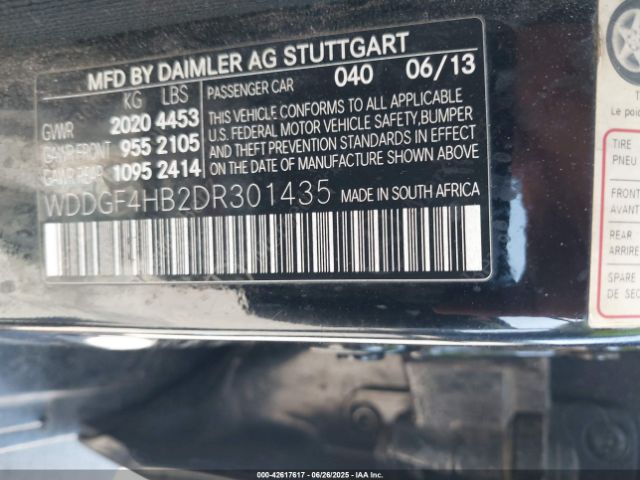 2013 MERCEDES-BENZ C 250 WDDGF4HB2DR301435 Photo 8