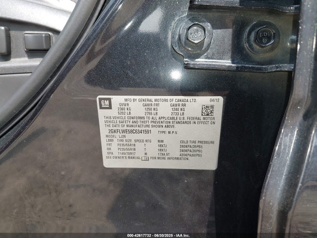 Продаж на аукціоні авто 2012 Gmc Terrain Slt-2, vin: 2GKFLWE58C6341591, номер лоту: 42617732
