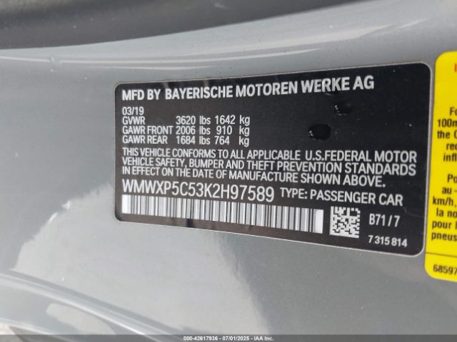 2019 MINI HARDTOP WMWXP5C53K2H97589 Photo 8