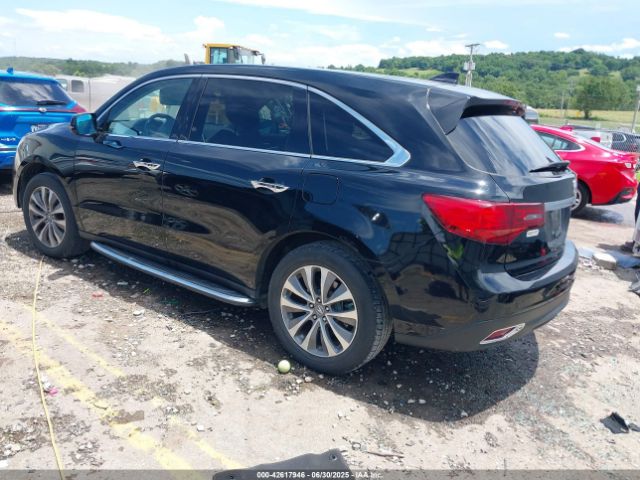 2014 ACURA MDX 5FRYD4H49EB047220 Photo 2