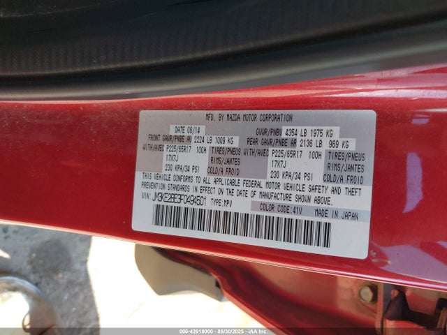Mazda pe 2015 JM3KE2BE3F0494501 Image 9