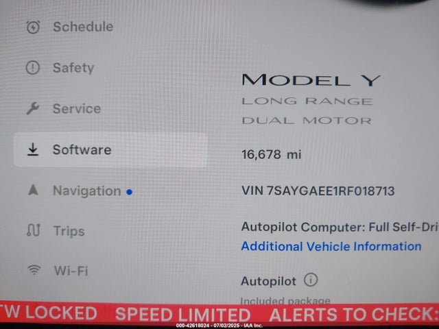 2024 TESLA MODEL Y 7SAYGAEE1RF018713 Photo 6
