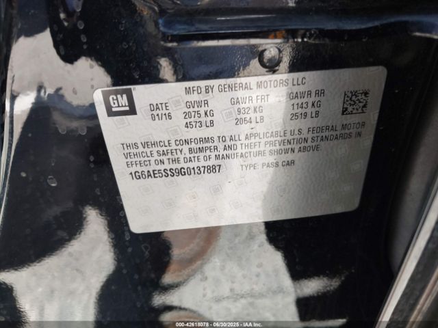 2016 CADILLAC ATS 1G6AE5SS9G0137887 Photo 8