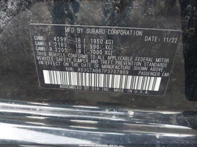 2023 SUBARU IMPREZA 4S3GTAB67P3707909 Photo 8