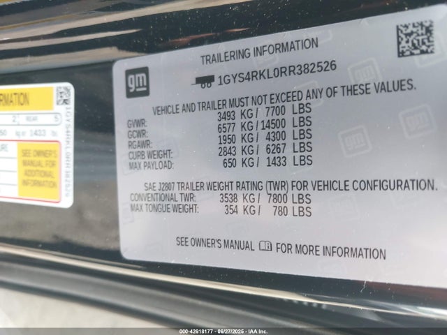 2024 CADILLAC ESCALADE ESV 1GYS4RKL0RR382526 Photo 8