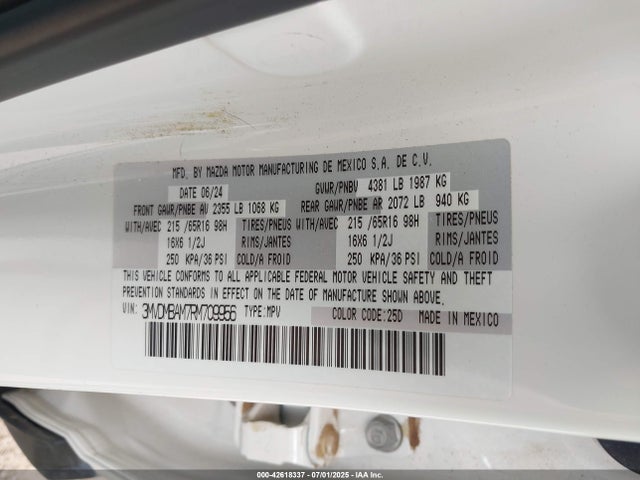 Mazda pyukd 2024 3MVDMBAM7RM709956 Image 9