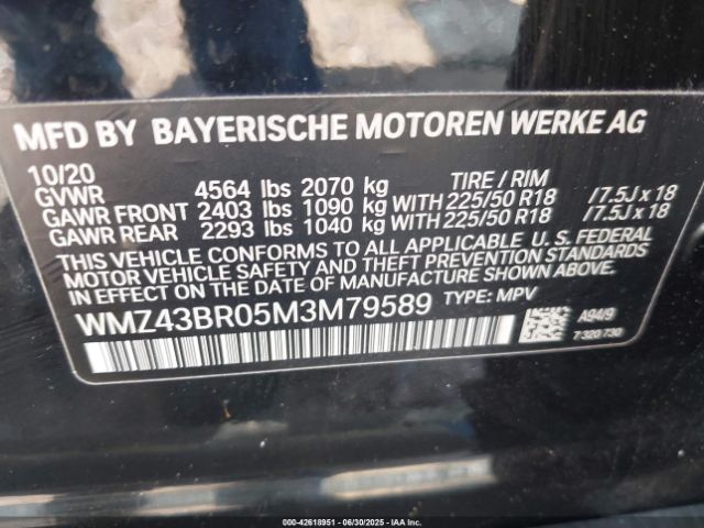 2021 MINI COUNTRYMAN WMZ43BR05M3M79589 Photo 8