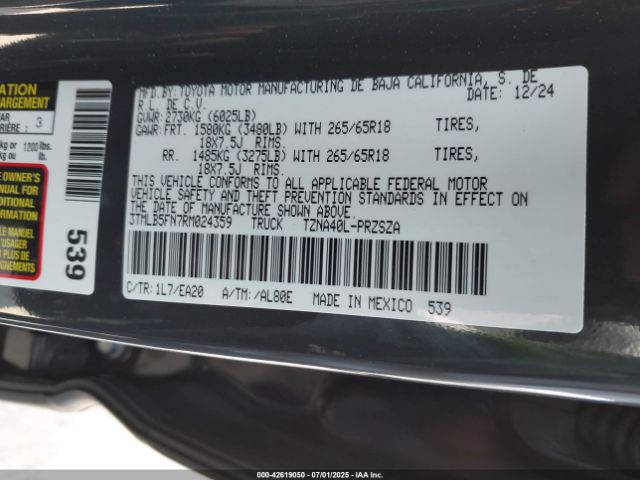 2024 TOYOTA TACOMA 3TMLB5FN7RM024359 Photo 8