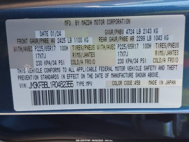 JM3KFBBL1R0462355 Mazda py