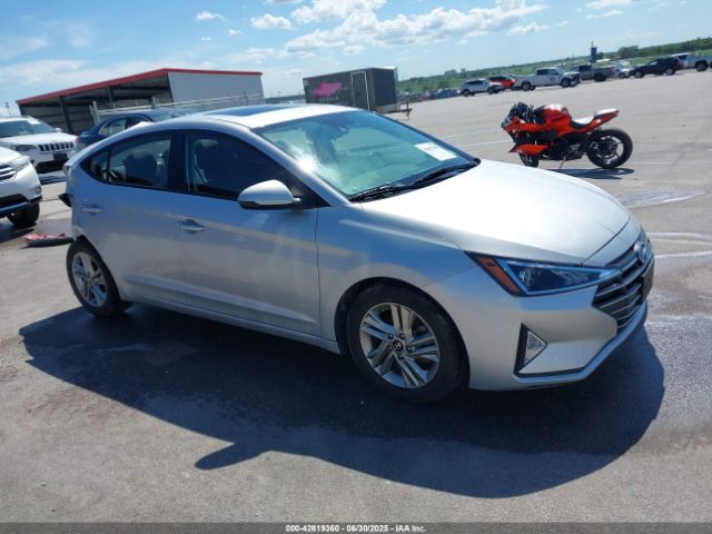 2019 HYUNDAI ELANTRA 5NPD84LF0KH480080
