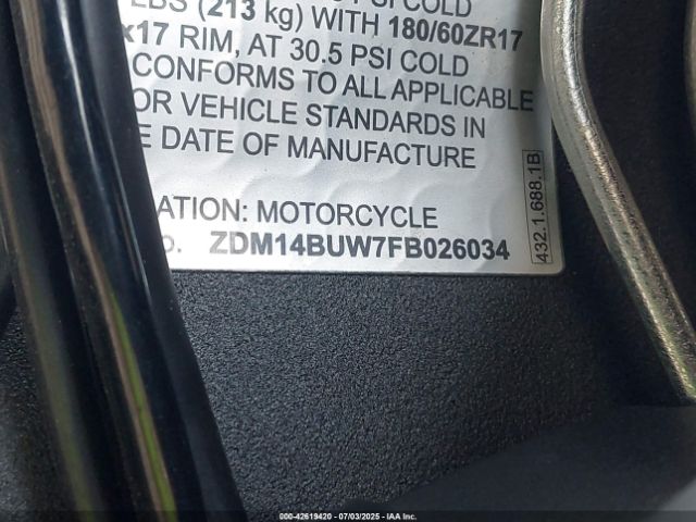 2015 DUCATI SUPERBIKE ZDM14BUW7FB026034 Photo 9
