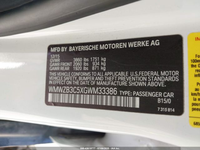 2016 MINI COUNTRYMAN WMWZB3C5XGWM33386 Photo 8