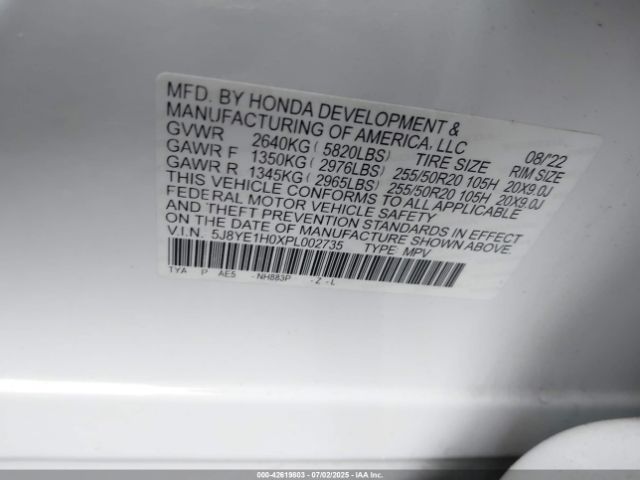 2023 ACURA MDX 5J8YE1H0XPL002735 Photo 8