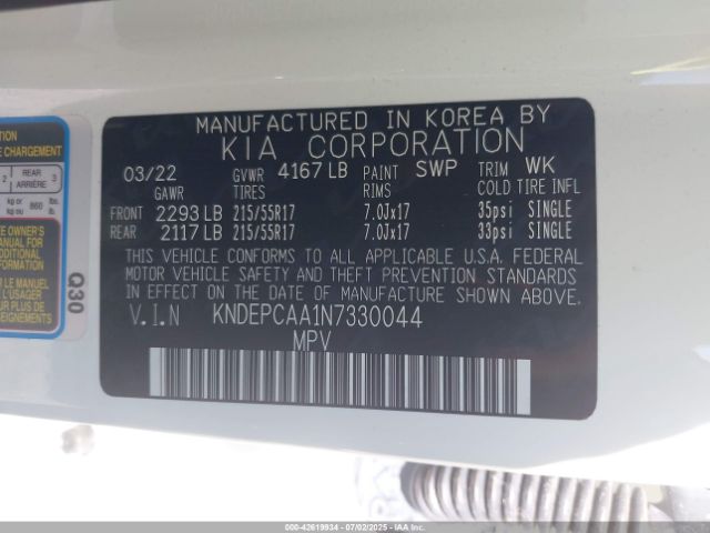 2022 KIA SELTOS KNDEPCAA1N7330044 Photo 8