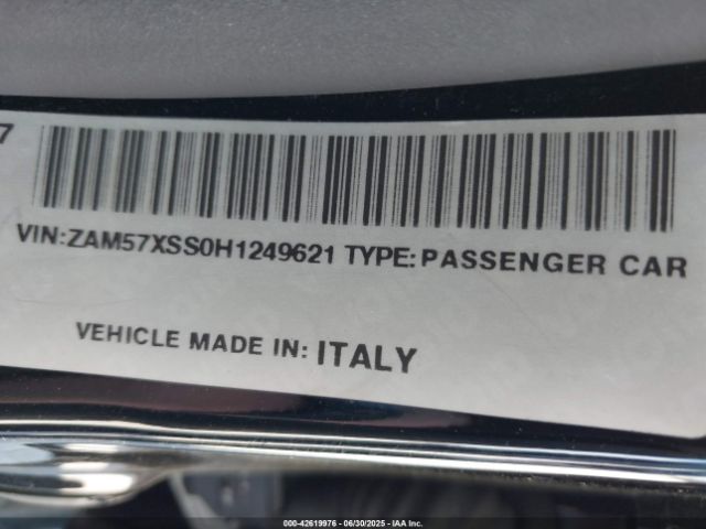2017 MASERATI GHIBLI ZAM57XSS0H1249621 Photo 8