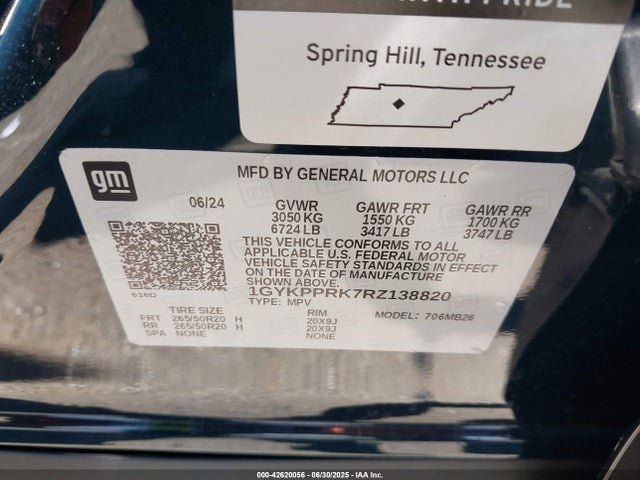 2024 CADILLAC LYRIQ 1GYKPPRK7RZ138820 Photo 8