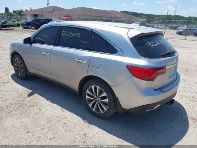 2014 ACURA MDX 5FRYD4H65EB040556 Photo 2