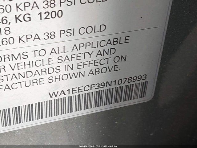 2022 AUDI Q3 WA1EECF39N1078993 Photo 8