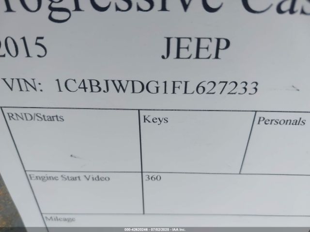2015 JEEP WRANGLER UNLIMITED 1C4BJWDG1FL627233 Photo 8