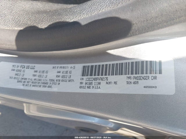 Chrysler 2015 2015 1C3CCCAB9FN702176 Image 9