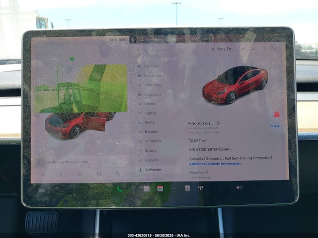 5YJ3E1EB1KF365466 Tesla 2019
