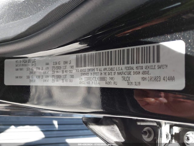 1C6RREHT3LN188861 RAM 2020