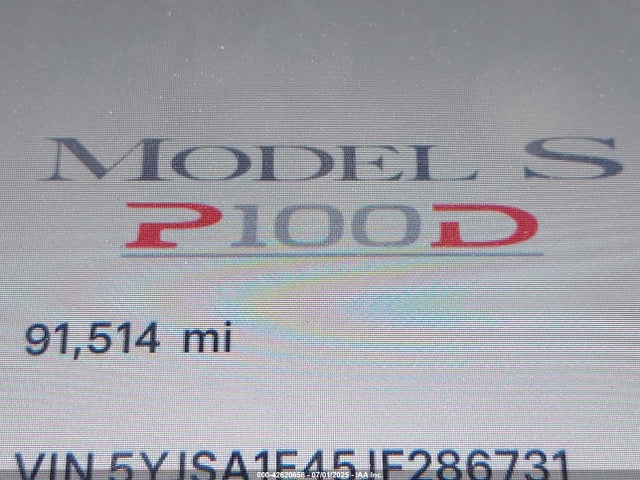 2018 TESLA MODEL S 5YJSA1E45JF286731 Photo 6