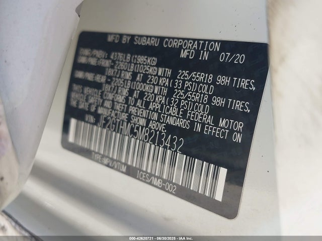 Subaru na 2021 JF2GTHMC5M8213432 Image 9