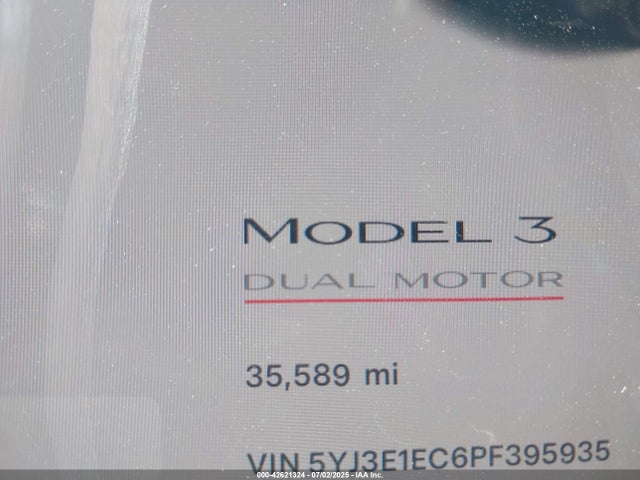 2023 TESLA MODEL 3 5YJ3E1EC6PF395935 Photo 6