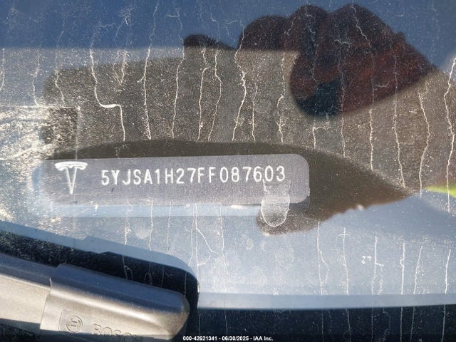 2015 TESLA MODEL S 5YJSA1H27FF087603 Photo 8