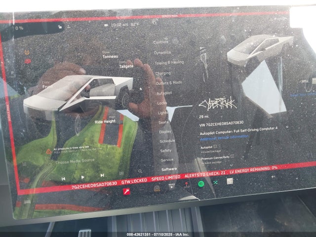 2025 TESLA CYBERTRUCK 7G2CEHED8SA070630 Photo 6