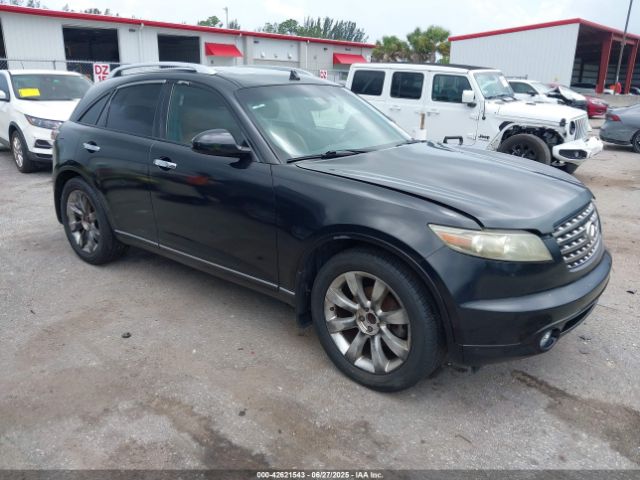 2005 INFINITI FX35 JNRAS08U35X106723